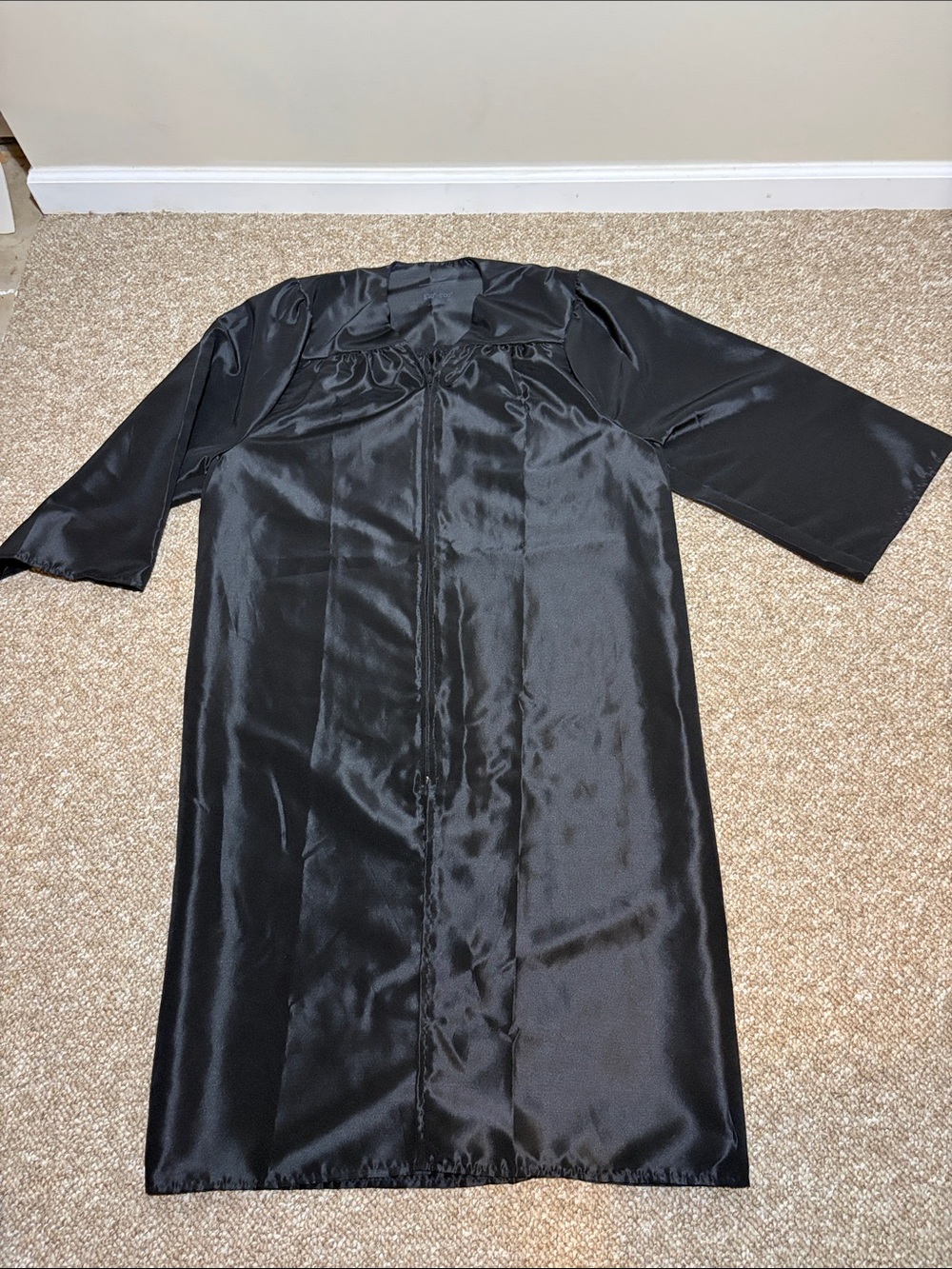 Jostens Black Graduation Gown - Classic Satin Finish